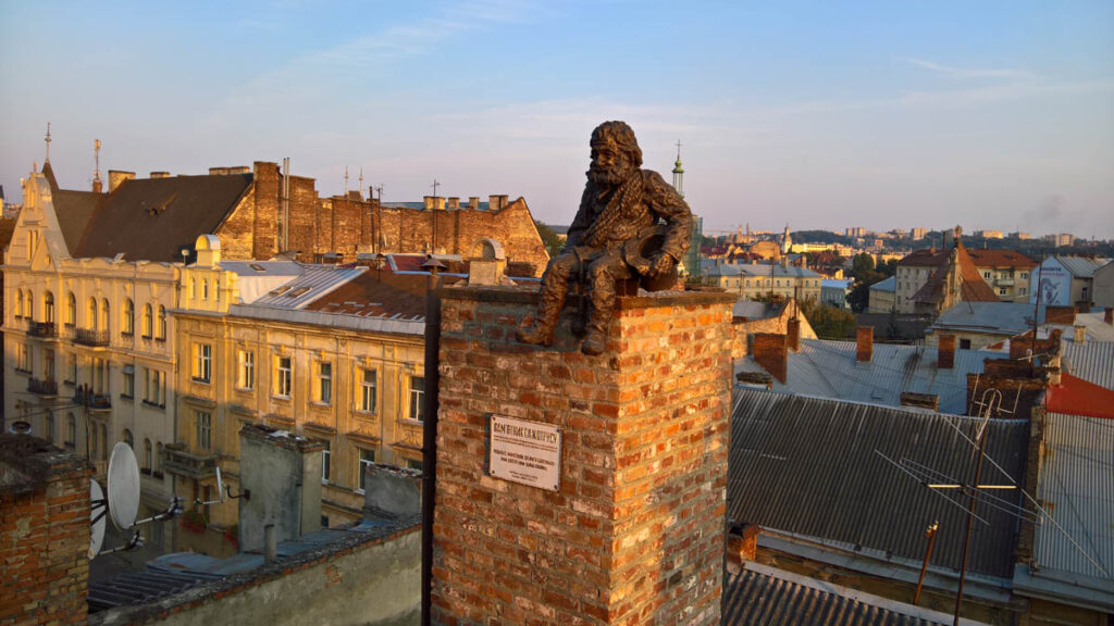 Denkmal Kaminfeger in Lwiw